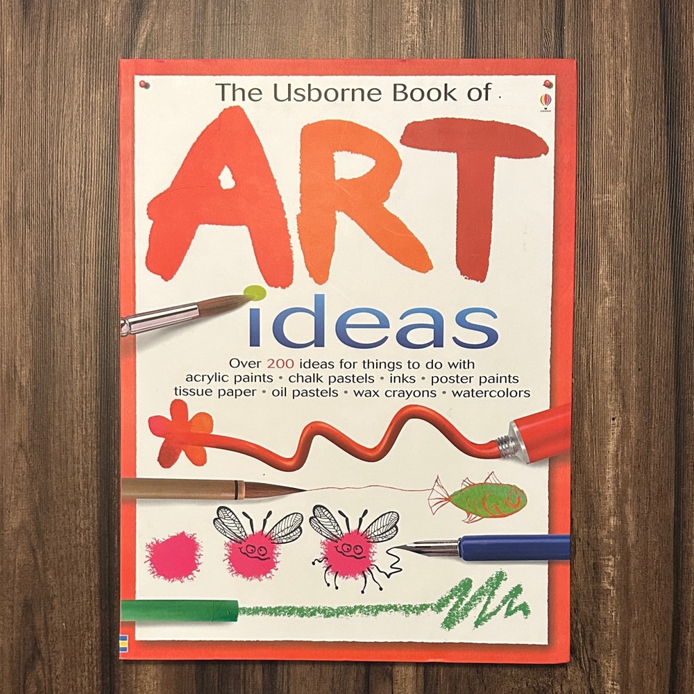 Usborne Art Ideas Book for Kids - Multicolor